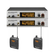 Sennheiser ew300 G3 wireless twin IEM receiver